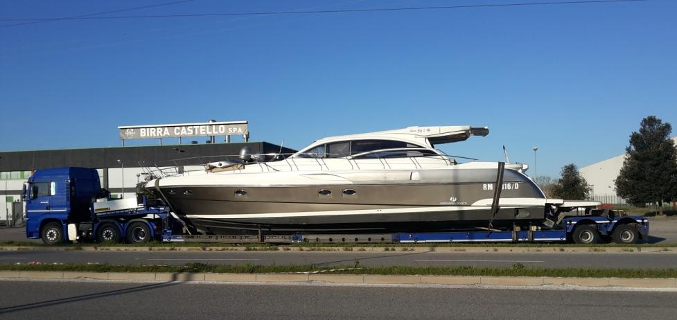 Trasporto Barche a vela e motore sul lago di Garda