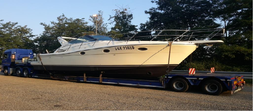 Trasporto Barche a vela e motore sul lago di Garda